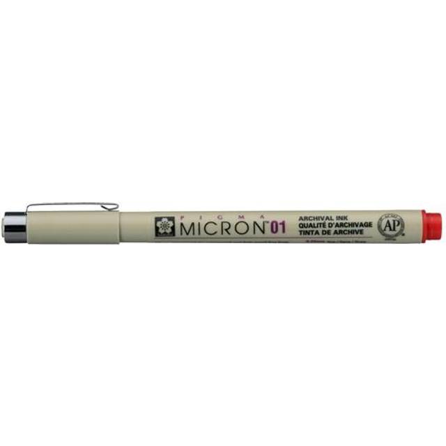 Pigma Micron Fineliner 01. Red