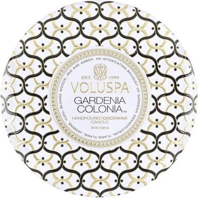 Voluspa 3-wick Tin Candle Gardenia Colonia (340 g)