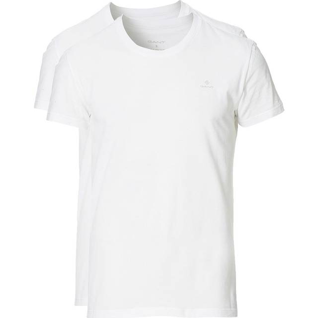 Gant 2-pack Basic Crew Neck T-Shirt - White - XX-Large