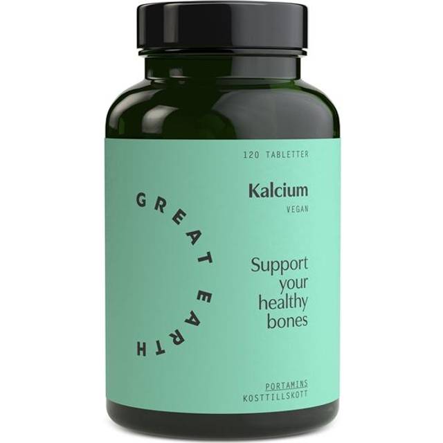 Kalcium 120 tabletter - Great Earth