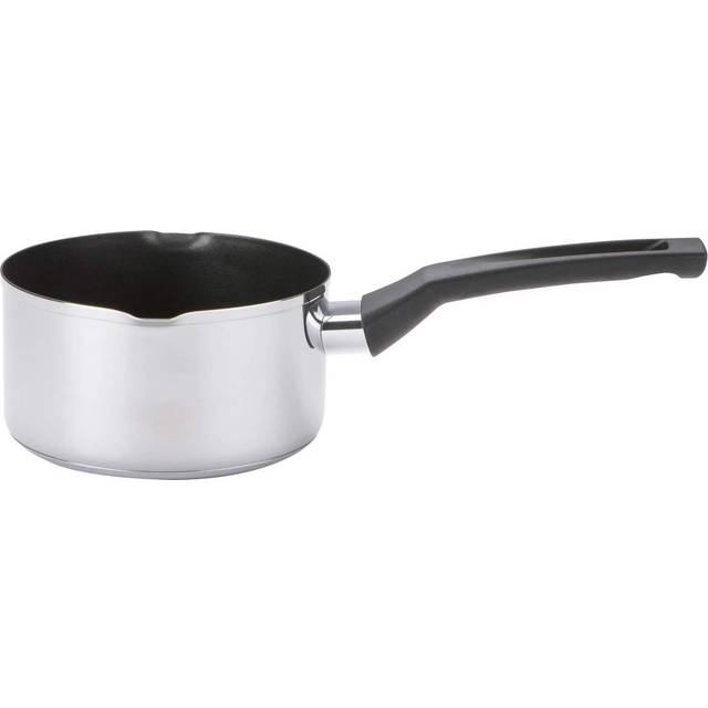 Prestige:Cook & Strain: Stainless Steel Non-Stick Milk Pan