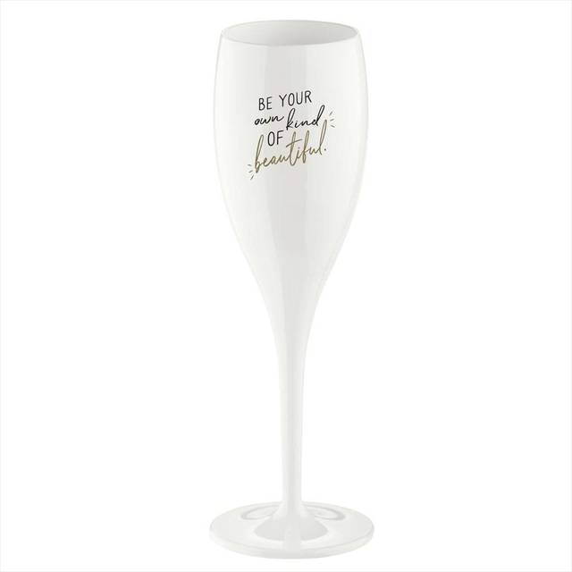 Koziol Cheers champagneglas 10 cl 6-pack Be your own kind of beautiful - Vit