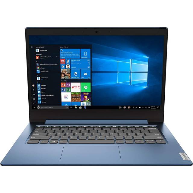 Lenovo IdeaPad 1 14IGL05 Intel® Celeron® N N4020 Laptop 35.6 cm (14") HD 4 GB DDR4-SDRAM 64 GB eMMC Wi-Fi 5 (802.11ac) Windows 10 Home in S mode Blue