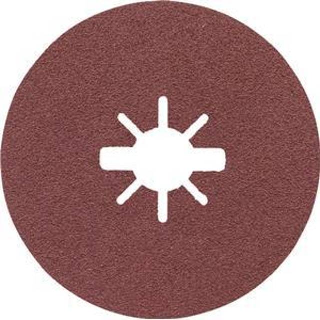 Bosch Fibre Sanding Discs 115MM G80R444 Expert for Metal 1-Pce- you get 5 - Red