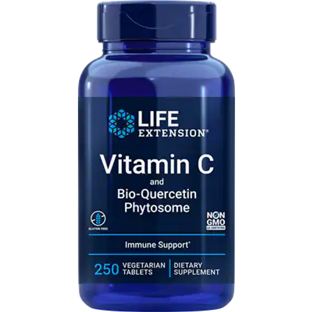 Life Extension - Vitamin C och Quercetin Fytosom - 250 vegetariska tabletter