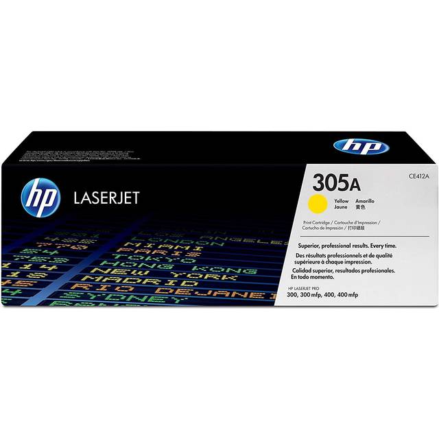 HP 305A (CE412A) gul toner (original)