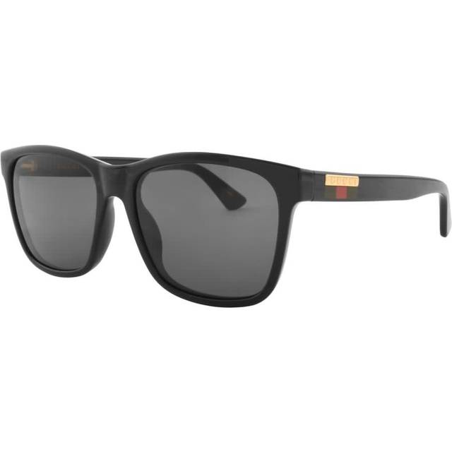Gucci Grey Rectangular Mens Sunglasses GG0746S 001 57 (Dimension: 7.0000x2.0000x1.0000 inches)