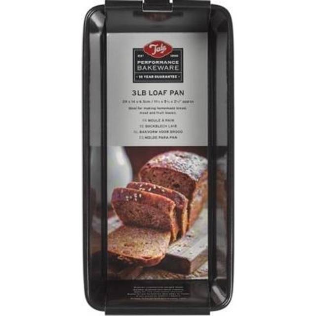 Tala Performance 1,4 kg brödform, professionell mätare kolstål med Eclipse non-stick beläggning, perfekt för bananbröd, citrondugn och traditionella bröd för familjen