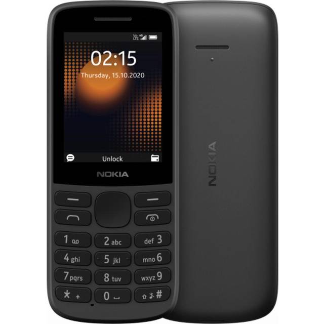 NOKIA 215 4G MOBILTELEFON, SORT ➞ På lager - klar til afhentning