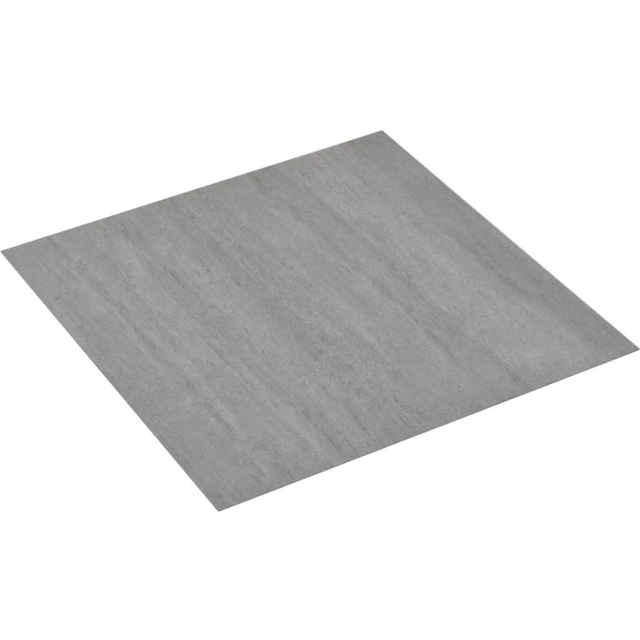 Självhäftande PVC-golvplankor 5,11 m² grå strimmor