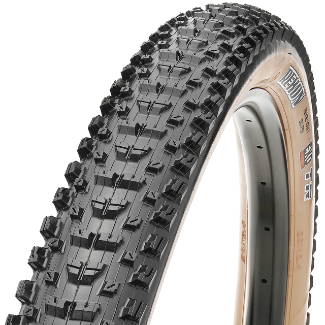 Soft tire Maxxis Rekon 29x2.40 wt (wide trail) Exo / Tubeless Ready / tanwall - Noir