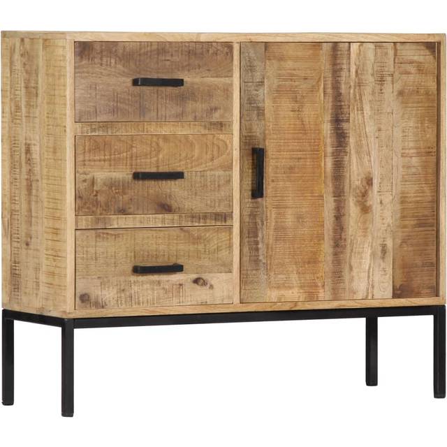 vidaXL Sideboard 88x30x73 cm Solid Acacia Wood - Brown