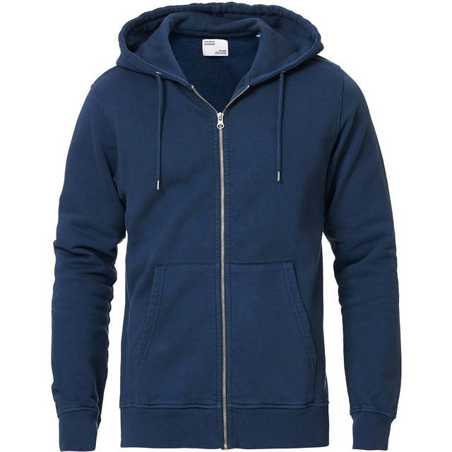 Hooded jacket Colorful Standard classic organic - Bleu