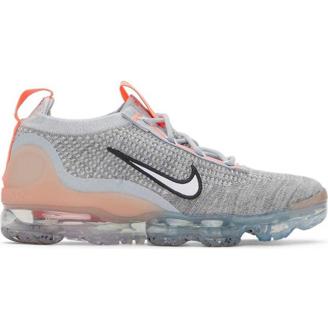 Nike Air VaporMax 2021 Flyknit 'Grey Fog Bright Mango' DH4084-002 - Grey/Orange - 7.5