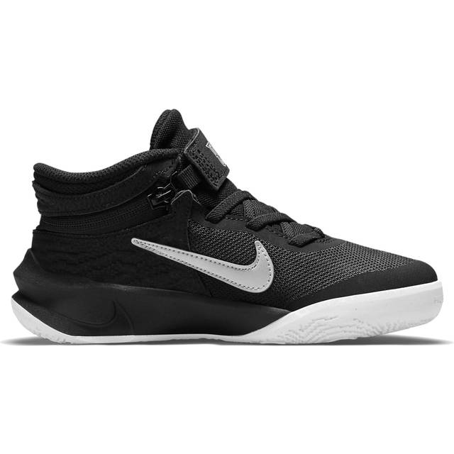 (PS) Nike Team Hustle D10 FlyEase 'Black Metallic Silver' DD7302-004 - Black/Silver - 11C