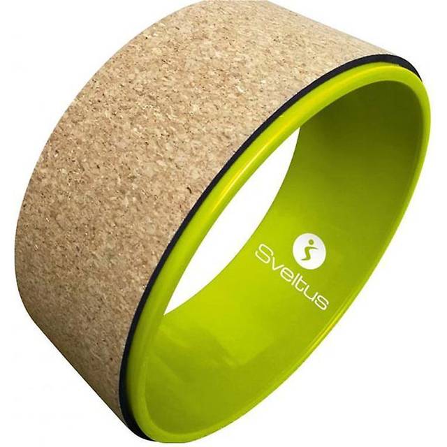 sveltus Roue de Yoga en Liège hjul, grön/kork, en storlek
