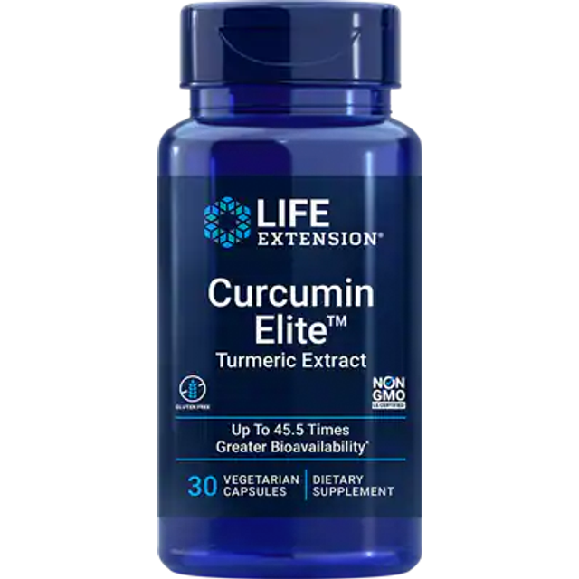Life Extension  Curcumin Elite  Turmeric Extract  30 Vegetarian Capsules