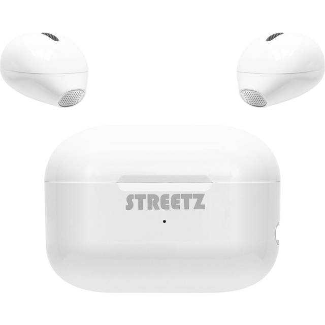 STREETZ Mini trådlösa In-Ear hörlurar, TWS, vit