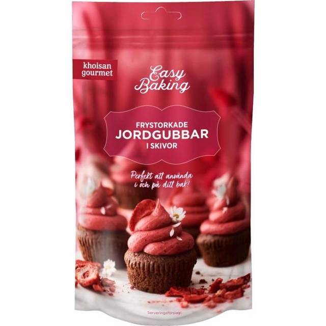 Khoisan Gourmet Frystorkade jordgubbar i skivor 25 g