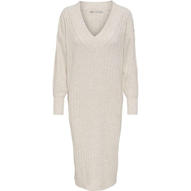 Only Tessa Knitted Dress - Beige/Pumice Stone