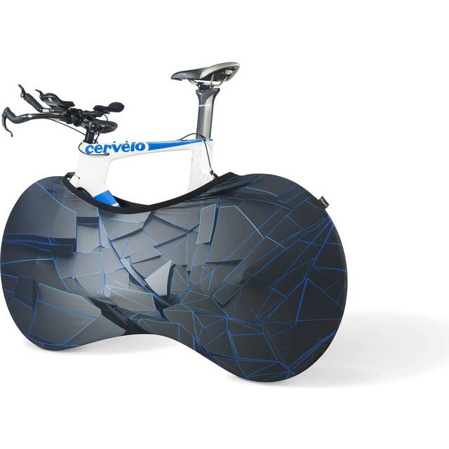 Velo Sock Cykel inomhusöverdrag för förvaring och transport, elastiskt smutsskyddstyg, cykelresskydd med snäppfästen, flera mönster, snyggt tillbehör – Matrix