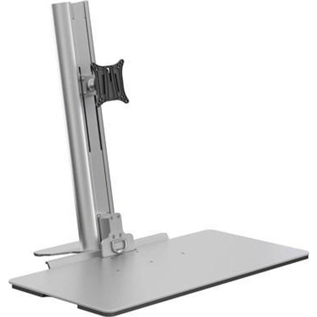 Multibrackets M Easy Stand Desktop - Ställ - för LCD-skärm/PC-utrustning - aluminium - silver - skärmstorlek: upp till 30 tum - skrivbord