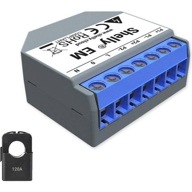 EM | Wi-Fi-operated Smart Energy Meter and Contactor Control Relay Switch | Home Automation | Works with Alexa & Google Home | iOS Android App | No