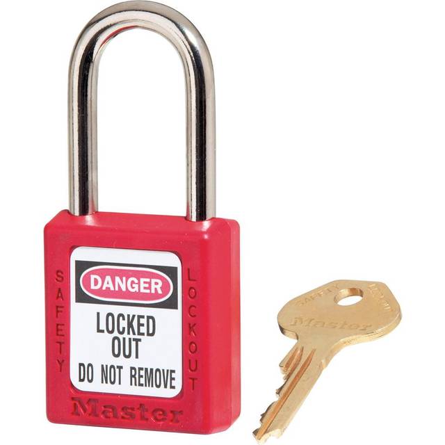 Lockout Padlock 38mm Body & 6mm Hardened Steel Shackle