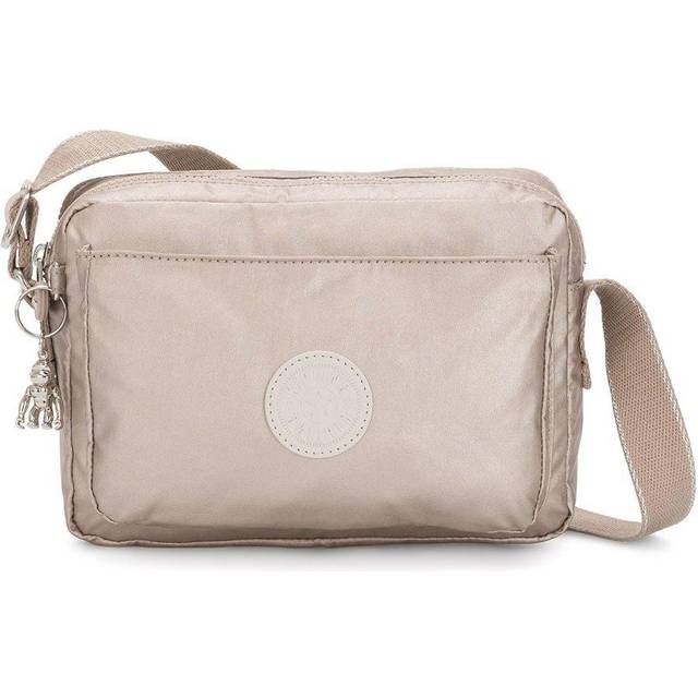 Kipling Crossbody Bag Abanu M Metallic Glow Gold Medium Woman 100% Polyamide