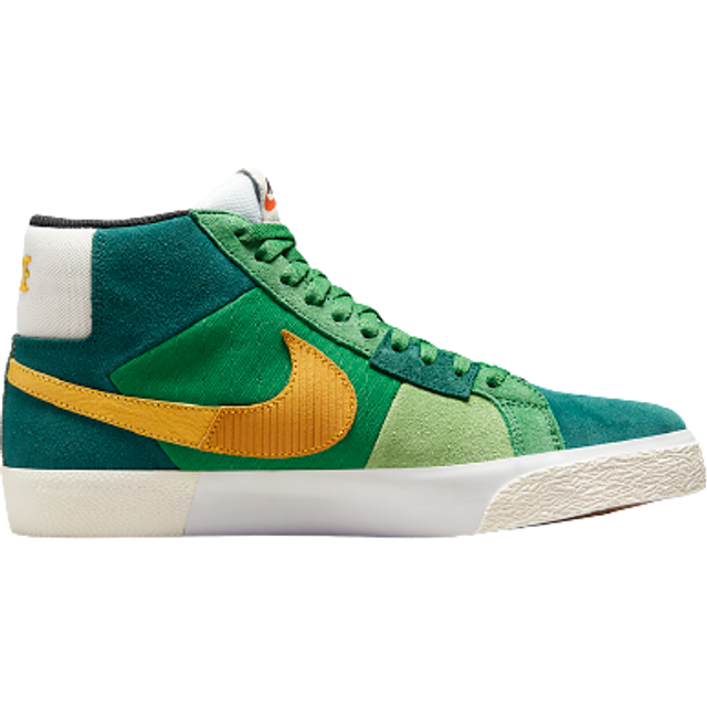 Nike Zoom Blazer Mid Premium SB 'Mosaic Pack - Aloe Verde' DA8854-300 - Pine/Light Green/Gold - 6