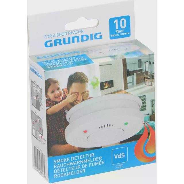 Grundig Brandvarnare med Högljudd Siren 85 dB – Skydda Ditt Hem eller Företag