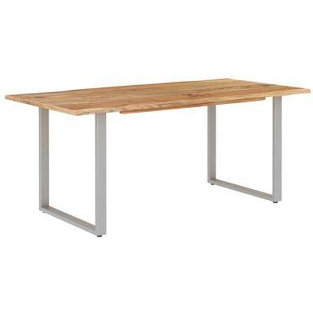 vidaXL Dining Table 180x90x76 cm Solid Acacia Wood - Brown