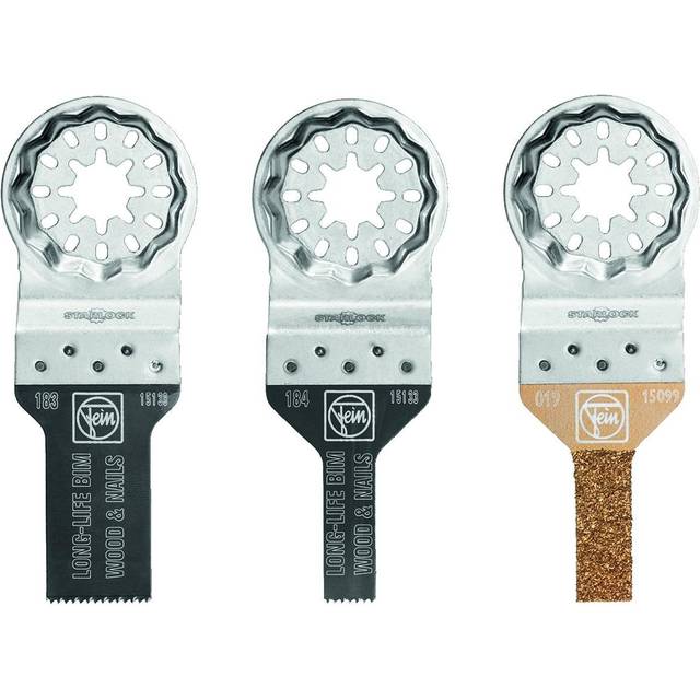 Fein E-Cut Saw Blade 3PC Multi Tool Mini Combo 35222967090 Set Starlock Carbide