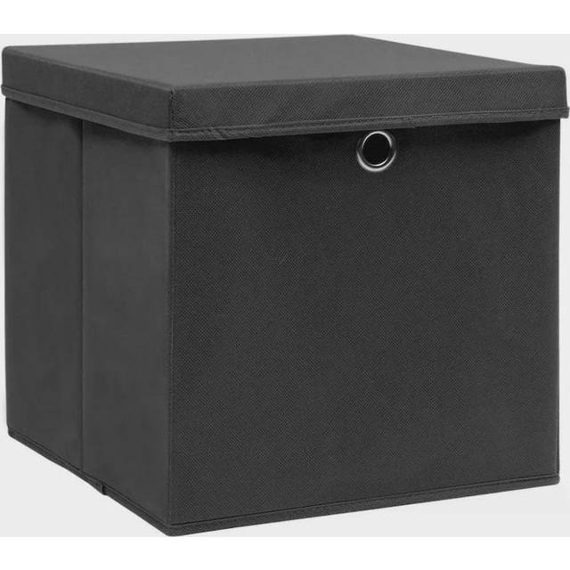 vidaXL Storage Boxes 4 pcs Non-woven Fabric 28x28x28 cm Cream