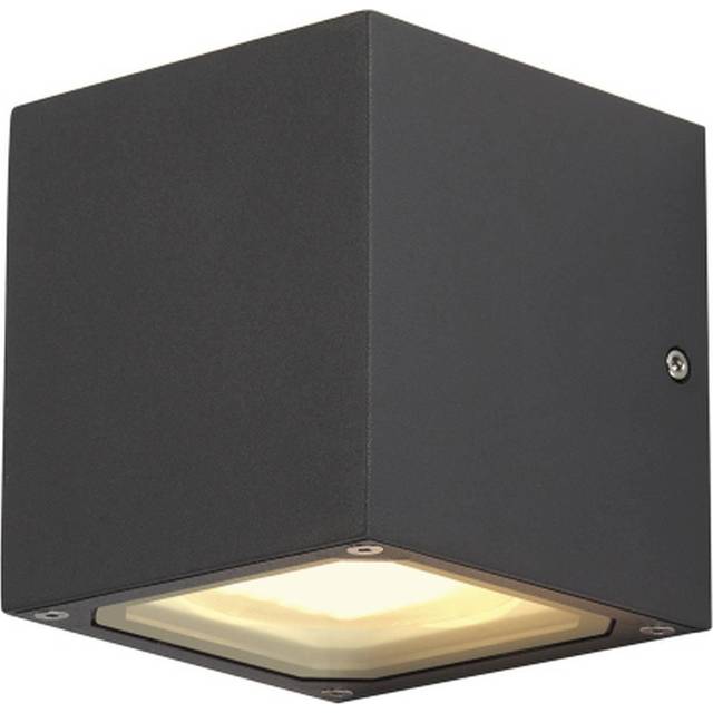 SLV Sitra Cube Outdoor Wall Light Tcr-Tse IP44 Anthracite