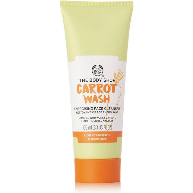 The Body Shop Carrot Wash Energizing Face Cleanser - 3.3 oz Cleanser