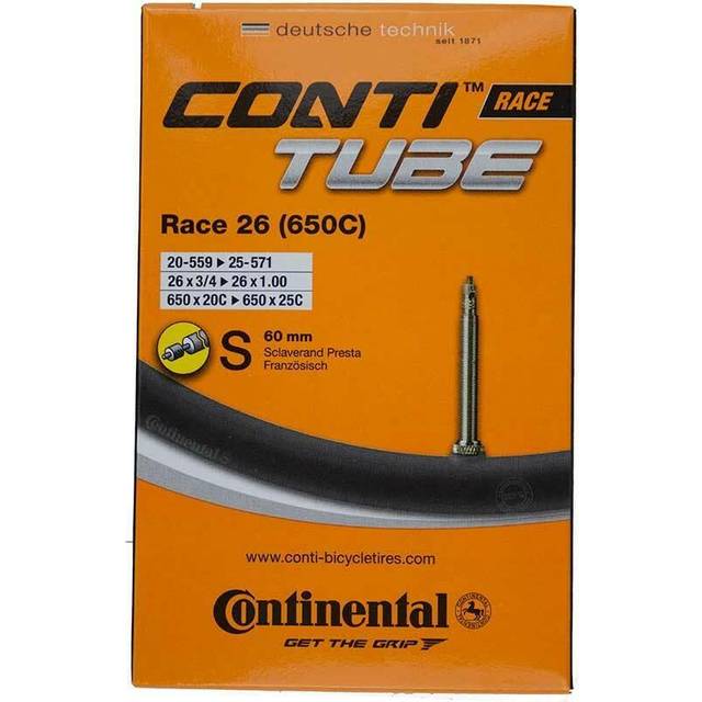 Continental Race Tube - Presta 60mm Valve - Black - 650 C (650 x 20-25