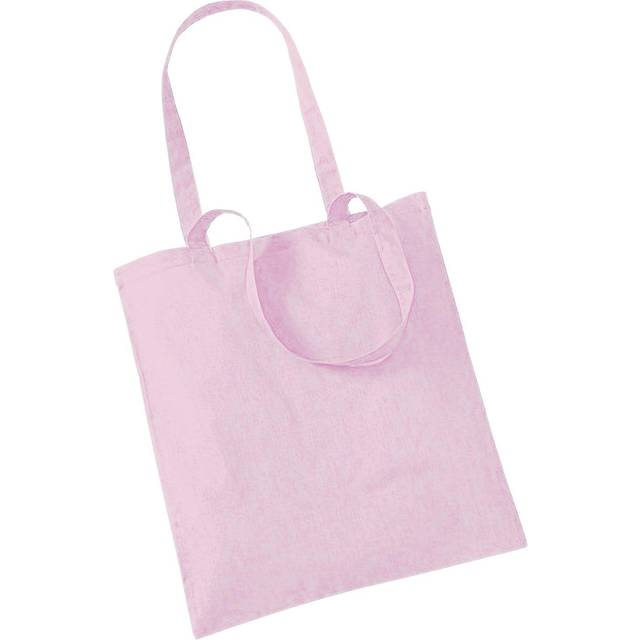 (One Size, Pastel Pink) Westford Mill Promo Bag For Life - 10 Litres