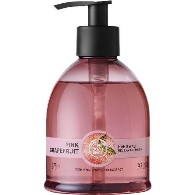 The body shop pink grapefruit hand wash 275ml vegan refreshing cleanser