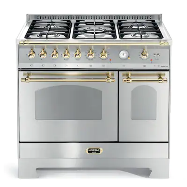 Spis - Dolce Vita 90 cm (2 ugnar) (Rostfri/Mässing) Gas