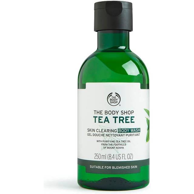 The body shop vegan tea tree skin clearing body wash 250mls