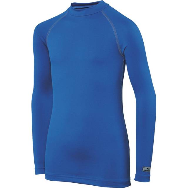 (LY-XLY, Royal) Rhino Childrens Boys Long Sleeve Thermal Underwear Base Layer Vest Top