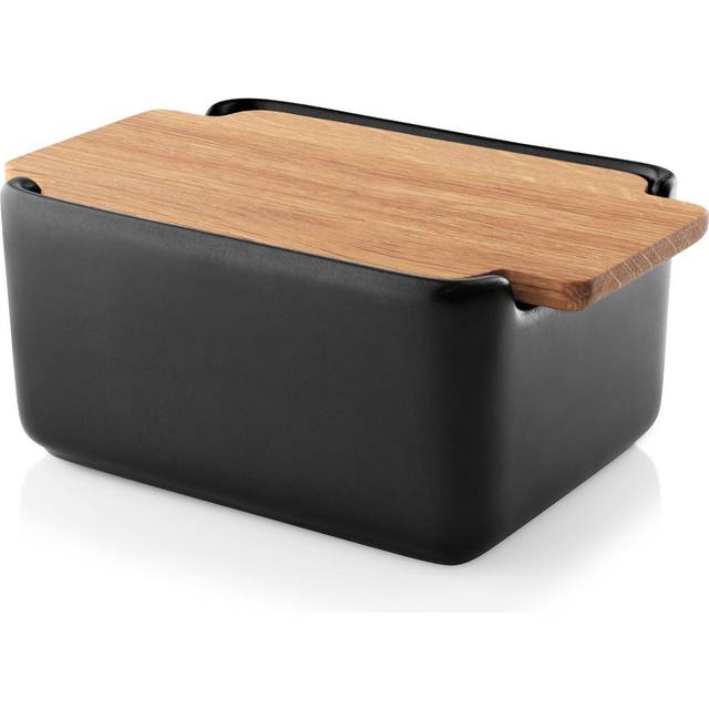 Eva Solo - Nordic Kitchen Butter Dish with Lid - schwarz/LxBxH 14,5x9,5x6cm - black (6.0 x 14.5 x 9.5cm)
