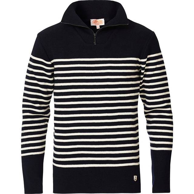 ARMOR LUX Sweater Zip-Up Collar Héritage |Marinblå |L