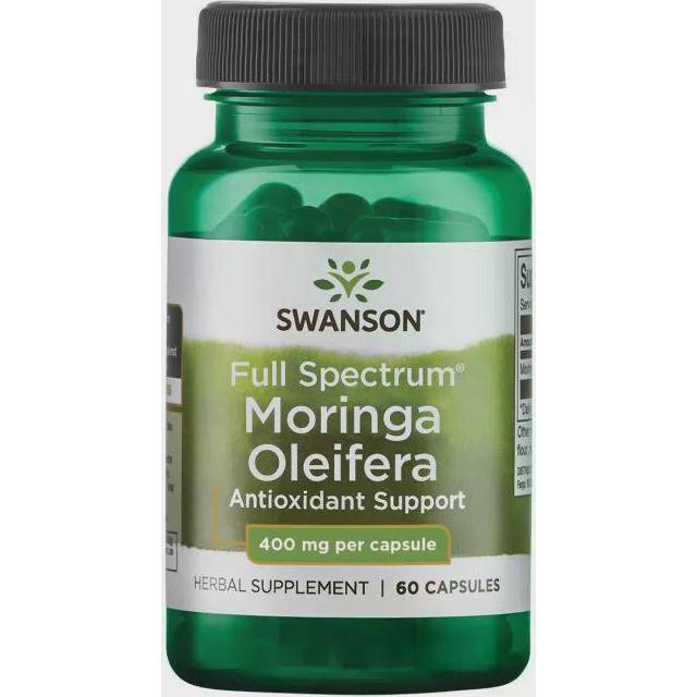 Swanson Moringa Oleifera 400mg Capsules 60 Capsules