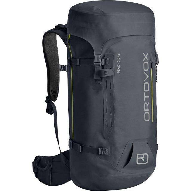 Ortovox Peak 40 Dry - Bergsbestigning ryggs&#xE4;ck Black Steel 40 L