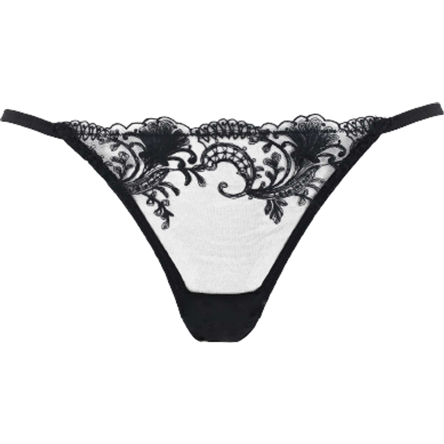 Bluebella Marseille Tanga Knickers, Black
