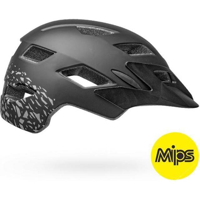 Bell Sidetrack Mips Youth Helmet 2020: Strike Gloss Hi-Vis/Red Unisize 50- 57cm