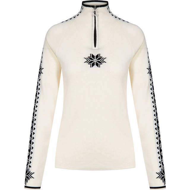 Dale of Norway Geilo Women's Sweater Offwhite/Black, Off White/Black, XL