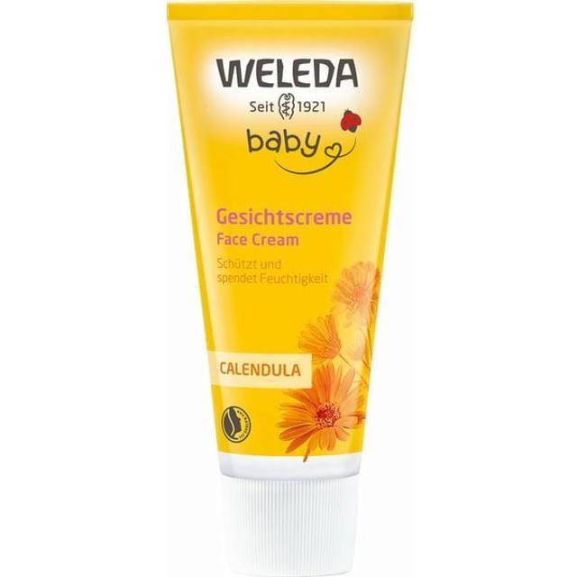 Weleda Graviditets- och babyvård Bebisar & barn Vårdar & skyddar känslig babyhud, återfuktarAnsiktskräm med ringblomma 50 ml (1.380,00 kr / 1 l)